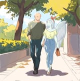 snoot game e3 Lucy and Anon taking a walk