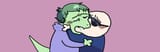 Inco and Olivia kissing