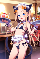 highres,1girl, abigail williams (fate), artist_hiroyama hiroshi,loli, flat chest s-4247549820