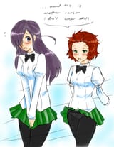 __ikezawa_hanako_and_tezuka_rin_katawa_shoujo_drawn_by_twrlare__ebc4faf4db179005d01ebba2bd2700c2