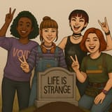 Gathered Around the Tombstone