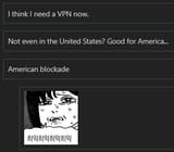 american blockade