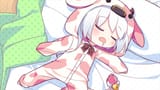 sleeping cow