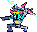 Undyne_overworld_Dark_World