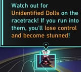 Sparkle doll racetrack