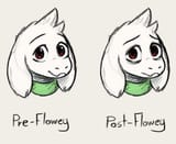 asriel post flowey