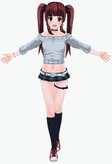 microskirt off-shoulder midriff chieri