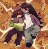__kris_and_susie_deltarune_drawn_by_faeryee__5795558b8a5dd19ebc5abb31f69afb87