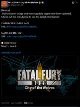 cotw matchup