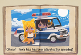 solo, artist_ miclot, police car, three quarter view, road, sea, summer, sun, 1. s-1344616902