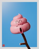 simone-cotogno-arale-poop-boy-3d-text