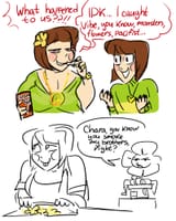 young chara meets old one