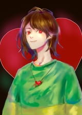 gently smiling chara