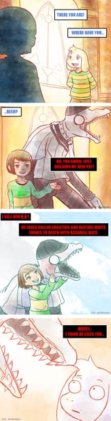 Chara&#039;s new pet Batter