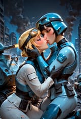 SEAF chans kissing NOOB AI version