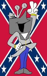 confederate tenna flag background