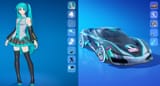 Miku loadout with car
