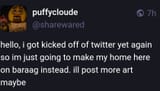 She got banned again for causing drama
