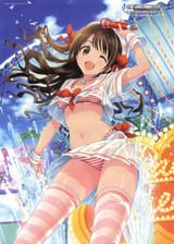 yande.re 314598 bikini cleavage see_through shimamura_uzuki swimsuits the_idolm@ster the_idolm@ster_cinderella_girls thighhighs wet_clothes