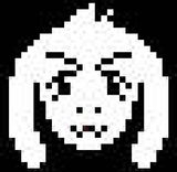 angry pixelated asriel