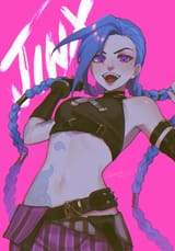 __jinx_and_arcane_jinx_league_of_legends_and_1_more_drawn_by_noriuma__5a5fcf92864b6263a4c9242b8419fa41