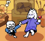 toriel and sans &#039;befriending&#039; each other