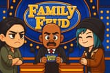 Family Feud Showdown in Chibi Style