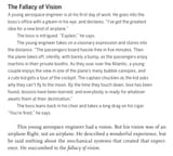 the fallacy of vision