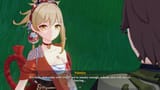 yoimiya with mr moneypants