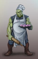 Orc Baker by lordsenneian on DeviantArt