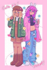 Fancy Aubrey &amp; FemBasil @donuqxart.bsky.social‬