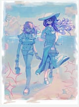 Aubrey &amp; Mari Beach @bloobaybeach