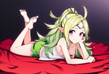 {{{artist_ hwansang}}}, bed sheet, bed sheet background, dark lighting, 7_3 rati s-1947720932