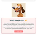 goofy dog
