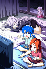 {{{artist_ nii_manabu}}}, apartment, messy room, 1991, tatami, balcony, night, c s-3380495761