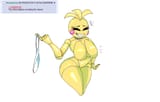 Toy chica topless mocking the viewer
