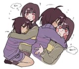 frisk really hugs chara