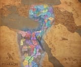Pharaoh Dynasties map
