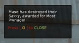 A Saxxy has been destroyed, presumably in protest of Valve&#039;s negligence!