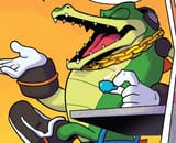 Vector and his comically small cup