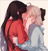 __okita_souji_and_oda_nobunaga_fate_and_1_more_drawn_by_amane_7783__bc01583d3a5197b8858ca5c8f78fbd96