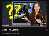 make tiny games