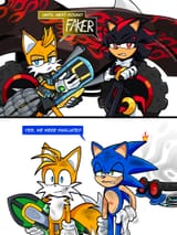 Nine and shadow