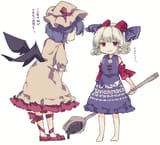 __remilia_scarlet_and_toutetsu_yuuma_touhou_drawn_by_sato_imo__9bed6718bd799576d8c9bd35d10e8b43