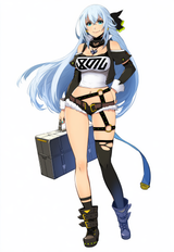 1girl, artist_ enami_katsumi, shizuna rem misurugi, kuro no kiseki (series), cos s-2830486036