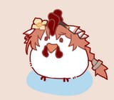 BECAUSE SHE&#039;S A CHICKEN GET IT??