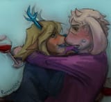 Kissing Toriel