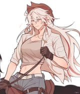 butch kiana riding a god damn horse