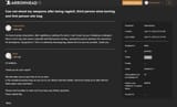 bug report