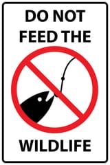 do not feed the bait